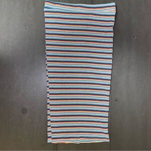 Active USA Medium Multi Striped Pencil Skirt